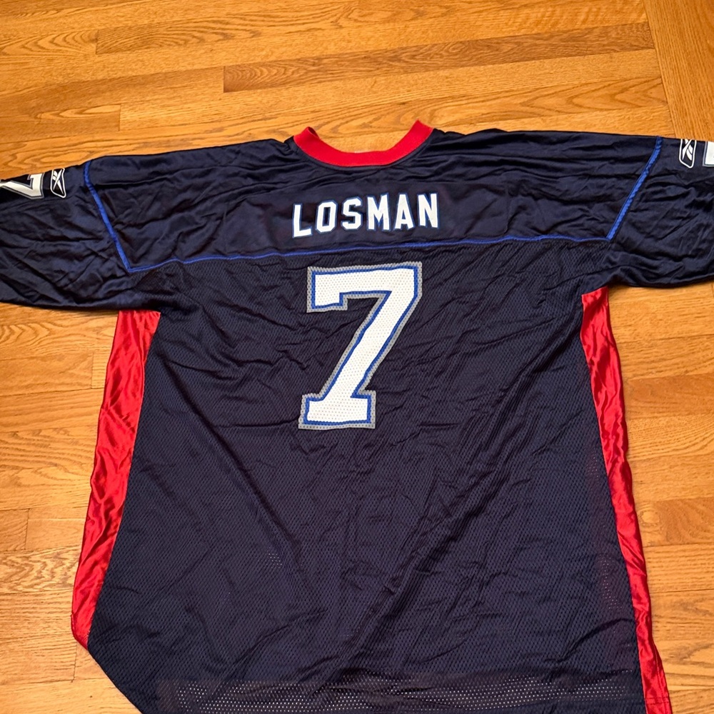 NFL 2XL Reebok JP Losman Buffalo Bills Jersey high draft pick